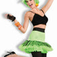 80's Neon Lace Skirt Costume Accessory