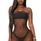 Strapless Mesh Chemise