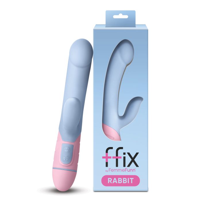 Vibromasseur Lapin FFIX Funn Femme - Bleu