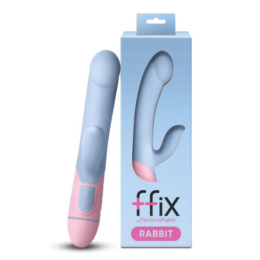 Vibromasseur Lapin FFIX Funn Femme - Bleu