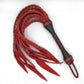 Fouet en cuir de taureau tressé plat style « cat-o'-nine » – Fouet tressé sur mesure