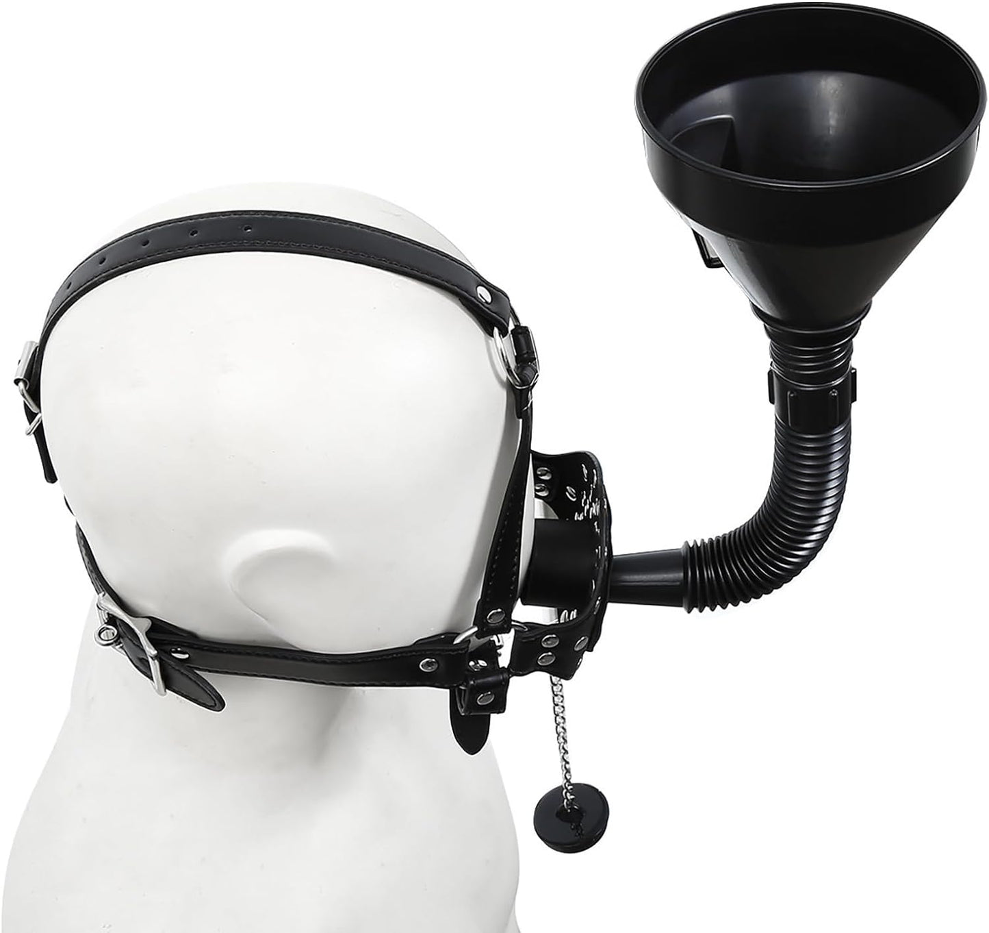 Extreme BDSM Funnel Sex Mask