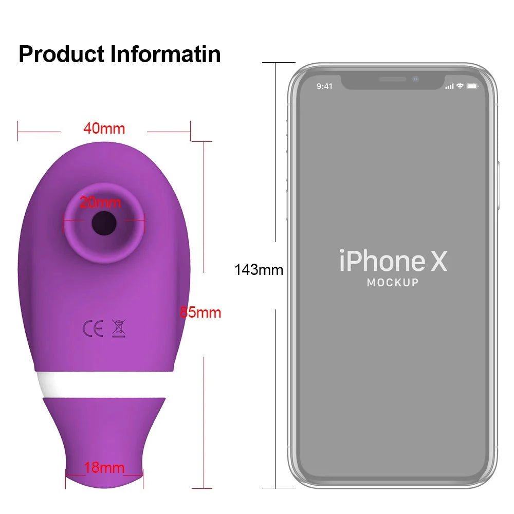 Vibrador con succión AeroLick 2X Pro