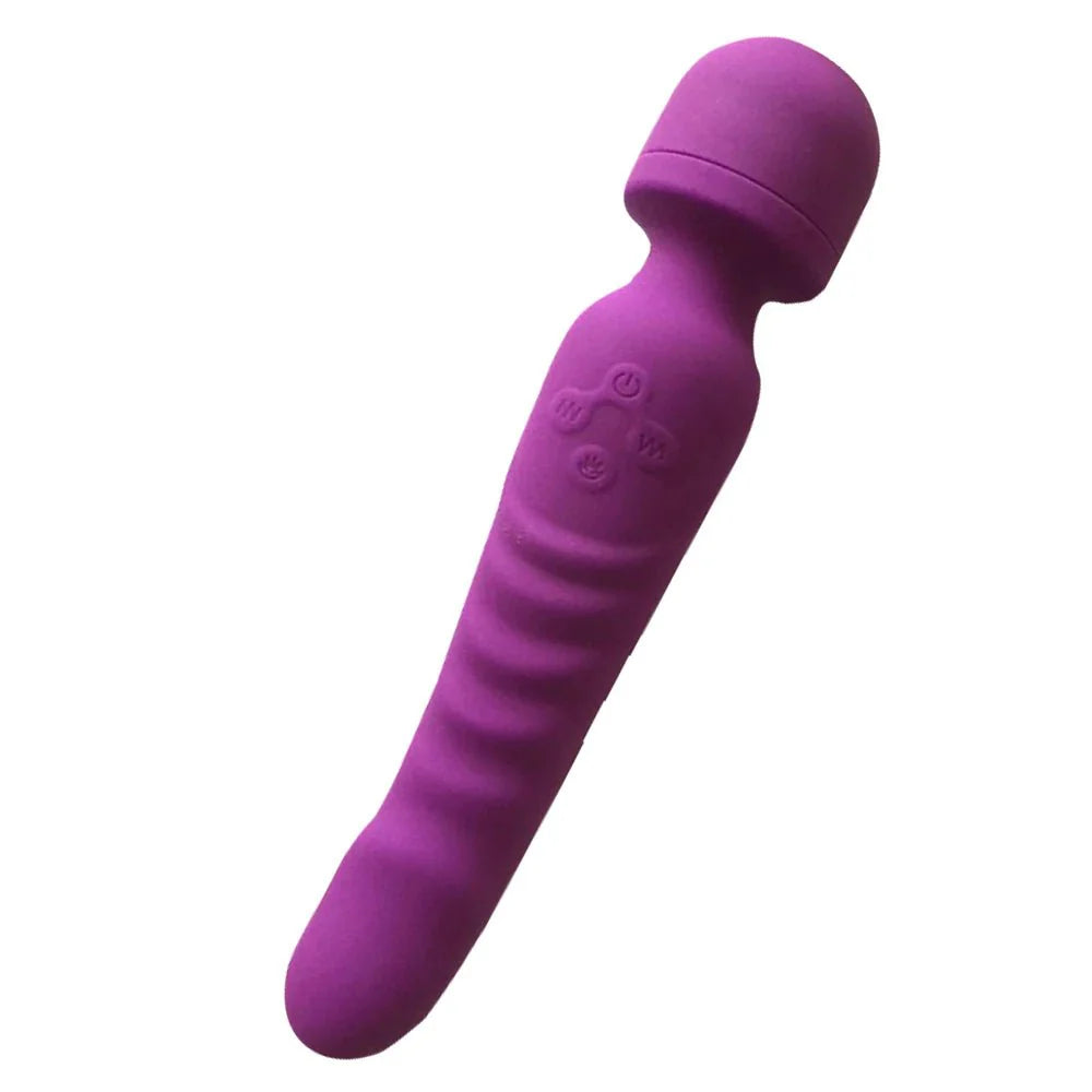 HeatFlex Heated Dual Head Wand Vibrator