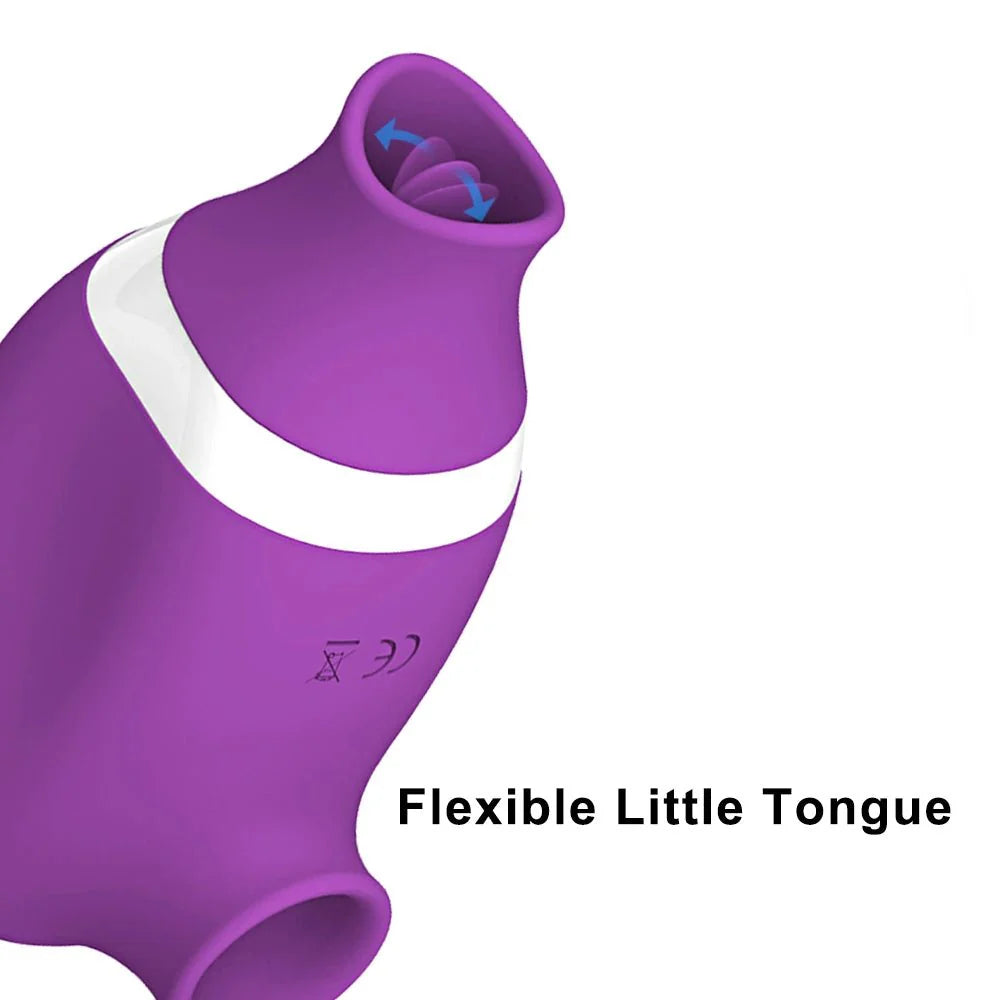 Vibrador con succión AeroLick 2X Pro