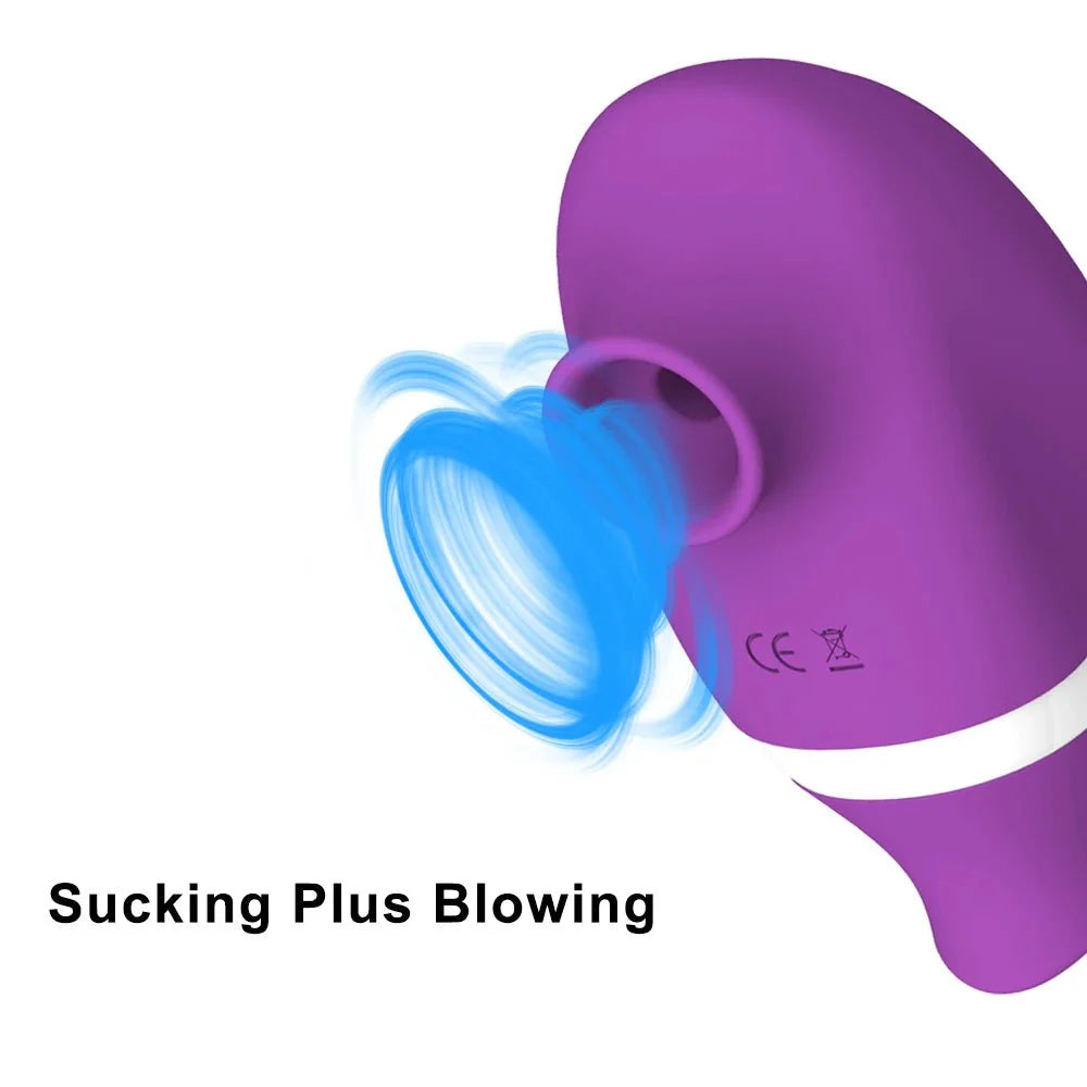 Vibrador con succión AeroLick 2X Pro