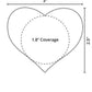 Cow Print Heart Nipple Pasties