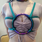 Anneaux de Shibari en Acier Inoxydable Lié au Titane Arc-en-ciel