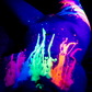 Bougie de jeu de cire réactive à la lumière noire - Basse température - UV - Paraffine