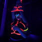 Corde de Bondage Réactive à la Lumière Noire - 1/4" / 6mm - Longueur Personnalisée - Réactive aux UV