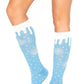 Snowflake Knee Highs