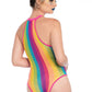 Rainbow Striped Bodysuit