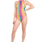 Rainbow Striped Bodysuit