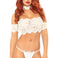 Lace Crop Top and Thong