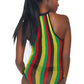 Rasta Fishnet Bodysuit