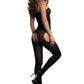 Opaque Suspender Bodystocking