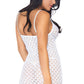 Lace Up Front Mini Dress Set