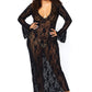 Plus Size Deep V Lace Chemise
