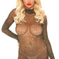 Shimmer Fishnet Mini Chemise