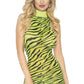 Neon Zebra Racerback Dress