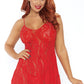 Rose Lace Flair Chemise
