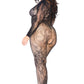 Plus Size Spiral Lace Bodystocking
