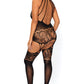 Plus Size Garter Chemise