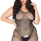 Plus Size Crystalized Tank Bodystocking