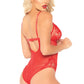 Eyelash Lace and Mesh Teddy