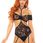 Lace Bandeau and Teddy Set