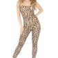 Sheer Leopard Bodystocking