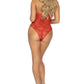 Multi Strap Lace Teddy