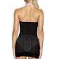Seamless Mesh High Neck Dress