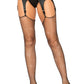 Raw Edge Rhinestone Fishnets