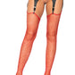 Raw Edge Rhinestone Fishnets