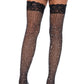 Cable Knit Thigh Highs