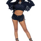 Cropped Bat Hoodie