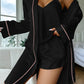 Plus Size Satin Shorts and Cami Sleep Set