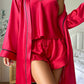 Plus Size Satin Shorts and Cami Sleep Set