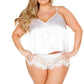 Plus Size Elegant Pajama Set