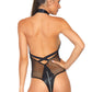 Fishnet Plunging Teddy