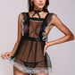 Mesh Babydoll Maid