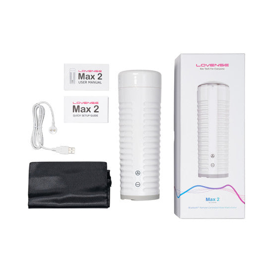 Masturbateur Bluetooth Lovense Max 2 Manchon transparent