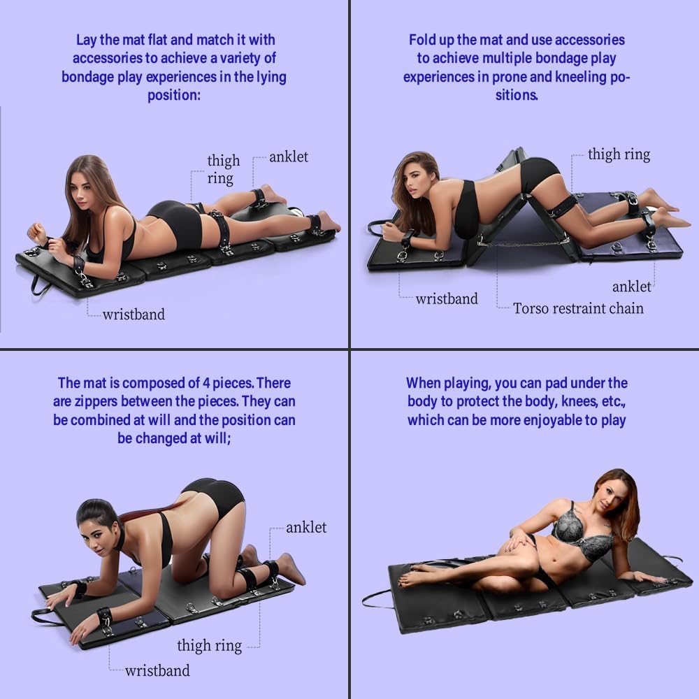 Colchoneta sexual de restricción BDSM avanzada LuxeBond