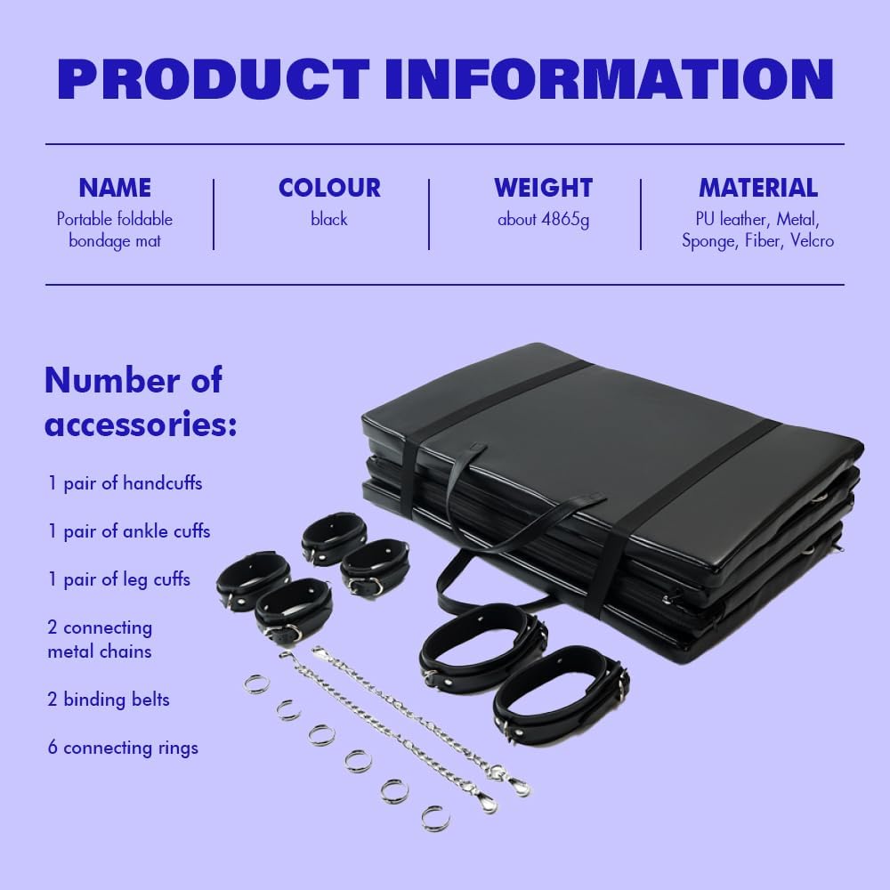 Colchoneta sexual de restricción BDSM avanzada LuxeBond