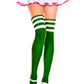 Athletic Striped Thigh Highs