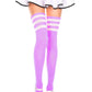 Athletic Striped Thigh Highs