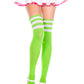 Athletic Striped Thigh Highs