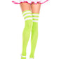 Athletic Striped Thigh Highs
