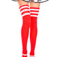 Athletic Striped Thigh Highs